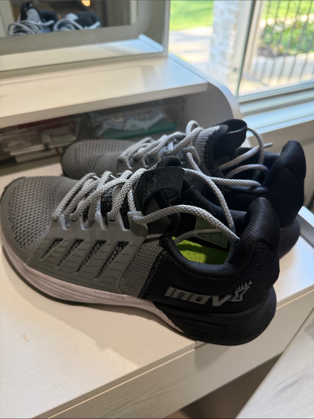Inov-8 Women’s Grey and Black Athletic Shoes